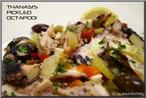 Thanasi's Pickled Octopus