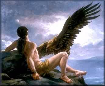 Prometheus and the eagle