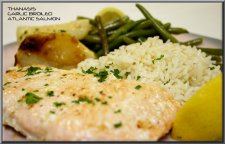 Atlantic Garlic Salmon
